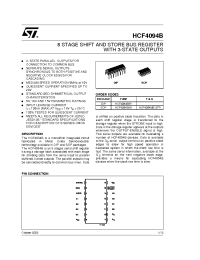 Datasheet HCF4094BM1 производства STMicroelectronics